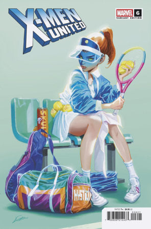 X-Men United #6 Alexander Lozano '80s Mystique Variant featuring retro-inspired cover artwork by Alexander Lozano showcasing Mystique's classic 1980s look for Marvel Comics.