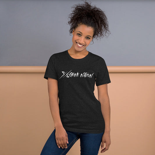 X-Gene Nation Script Logo Unisex T-Shirt Dark