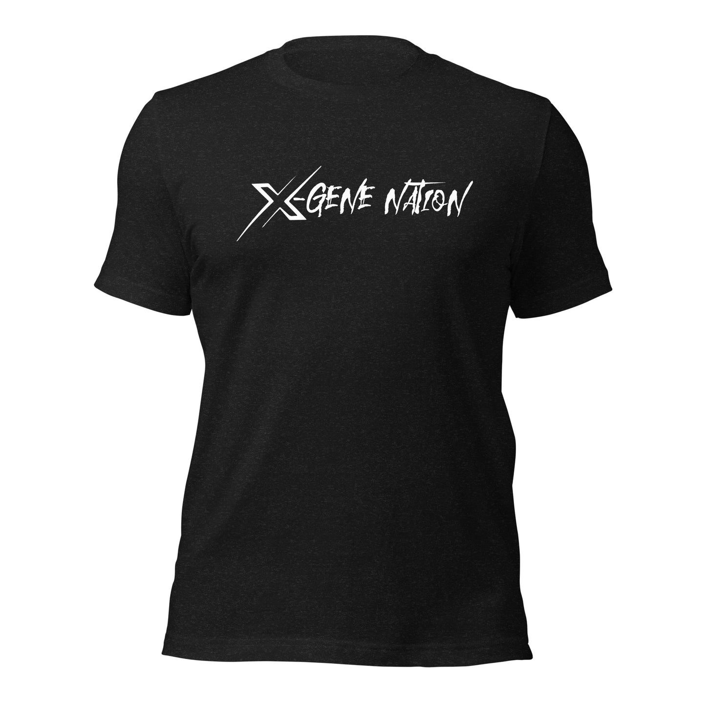 X-Gene Nation Script Logo Unisex T-Shirt Dark