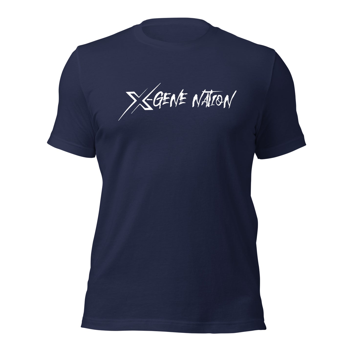 X-Gene Nation Script Logo Unisex T-Shirt Dark